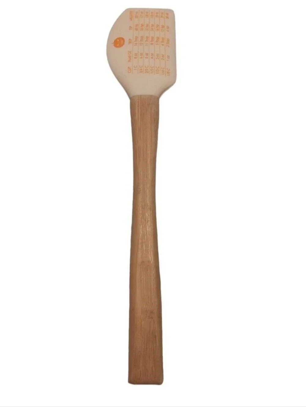 Halloween Spatula Wood Rubber Witch Bat Pumpkin Baking Kitchen Utensil